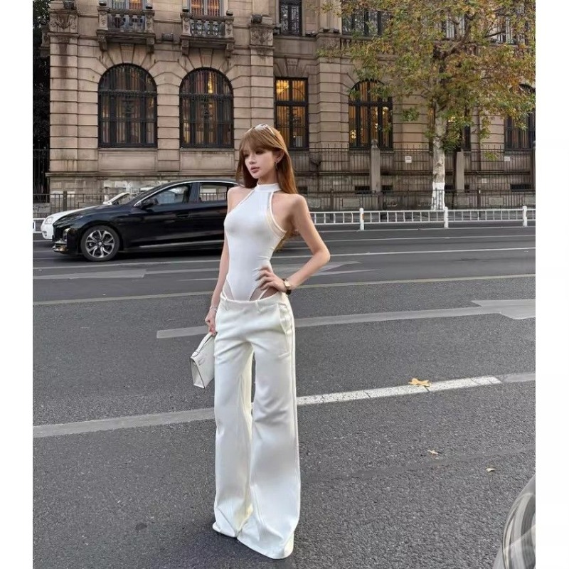 Street Fashion High End - Moda letnia 2026 Nowy damski kombinezon