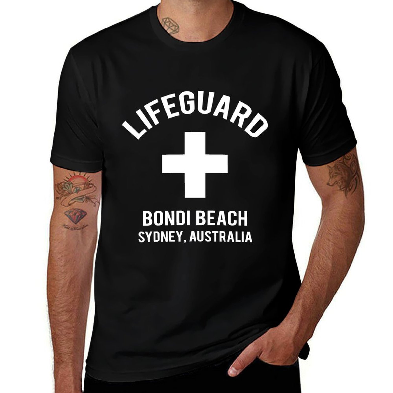 Street Fashion Australia - Koszulka Ratownik Plażowy Bondi Beach Sydney,