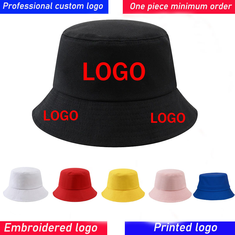 Bucket Hat Embroidered - Niestandardowe hafty DIY z nadrukowanym logo