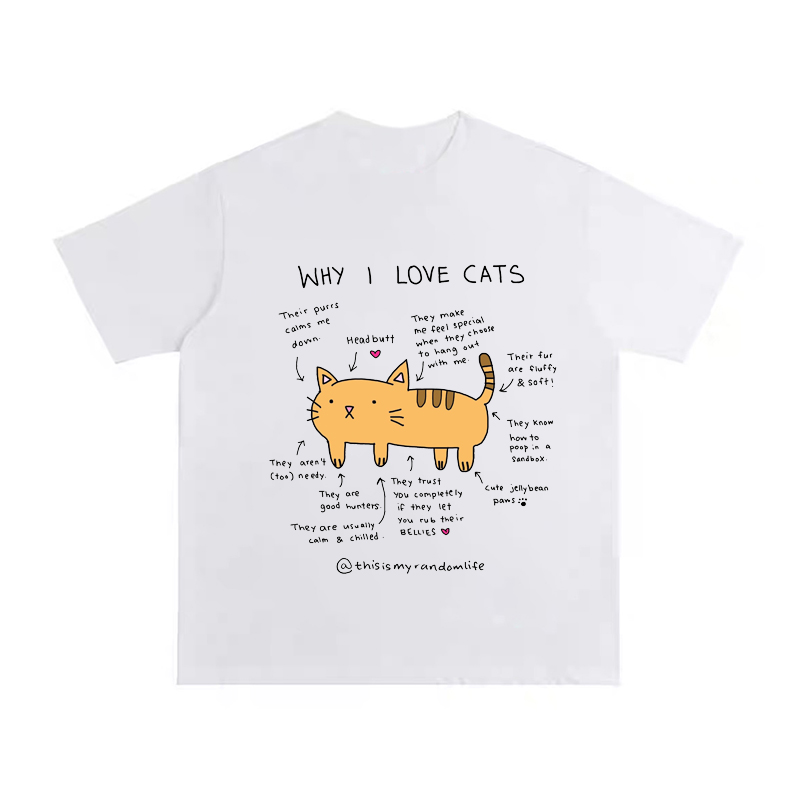 Fashion Street Cat - Żółty Kot Analiza Obrazek Nadruk T-shirt