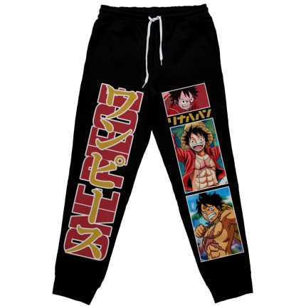 Street Fashion Logo - Męskie spodnie dresowe One Piece Luffy