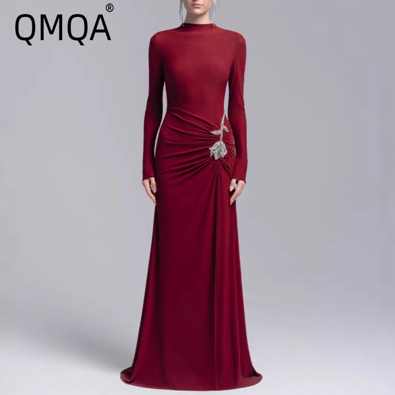 Street Fashion Vietnam - QMQA Modna Damska Sukienka z Wietnamu,