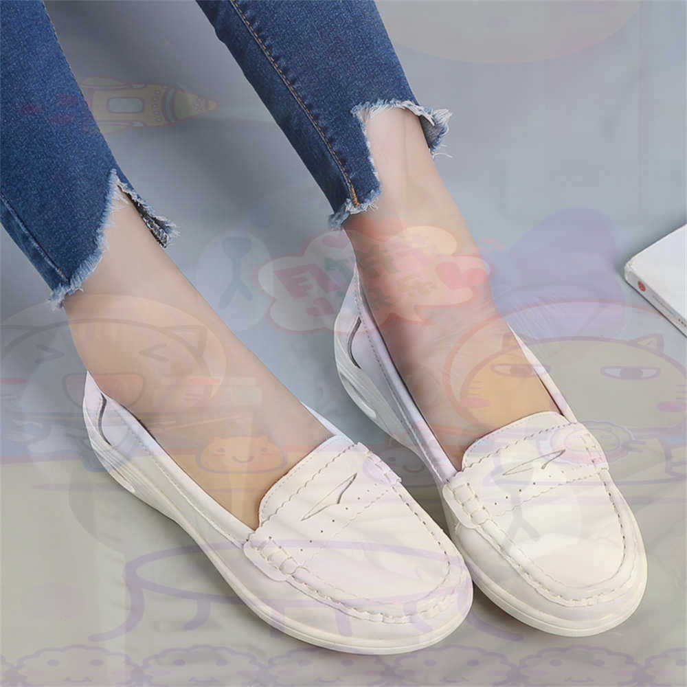 Street Fashion Vietnam - Miękkie wsuwane buty damskie w dużych