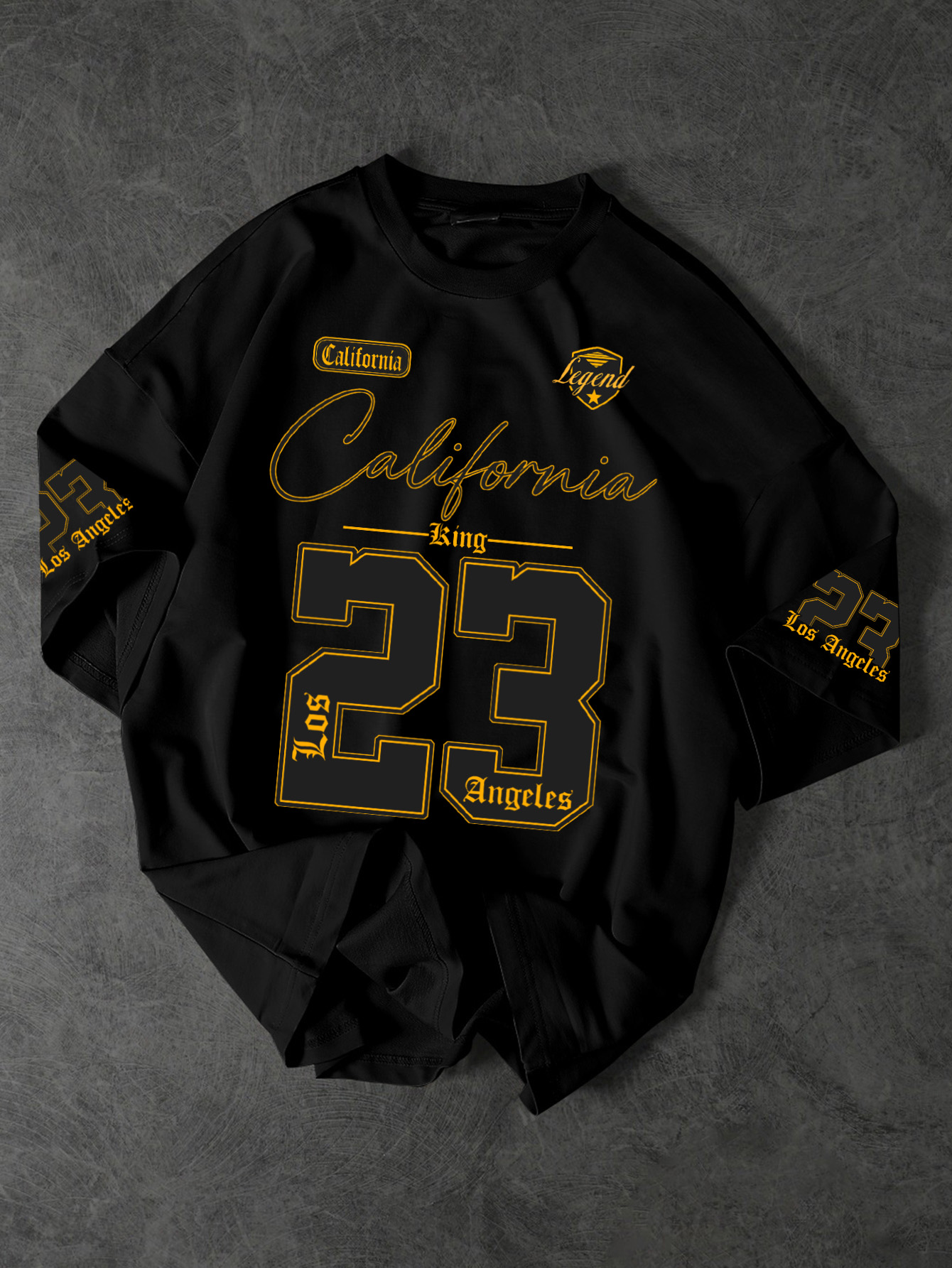 Street Fashion California - Męska koszulka z nadrukiem w stylu