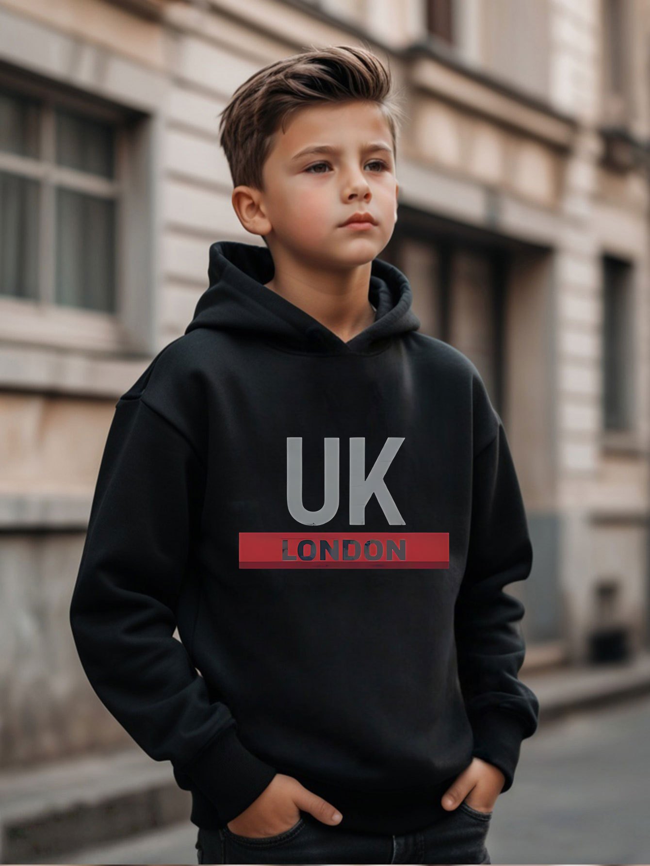 Bluza z kapturem z nadrukiem z – Street Fashion Uk recenzja i cena