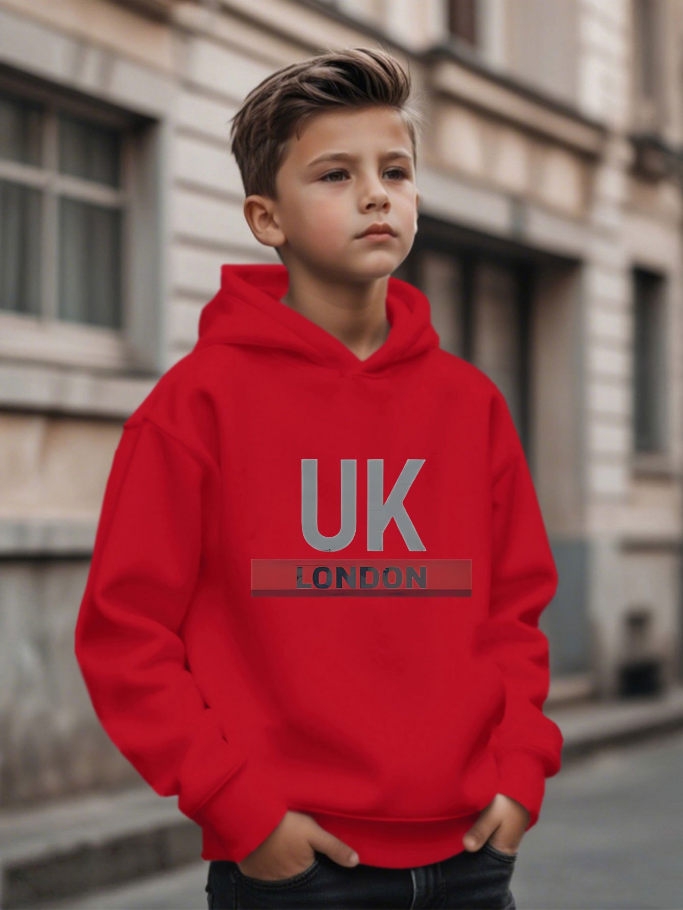 Bluza z kapturem z nadrukiem z – Street Fashion Uk recenzja i cena