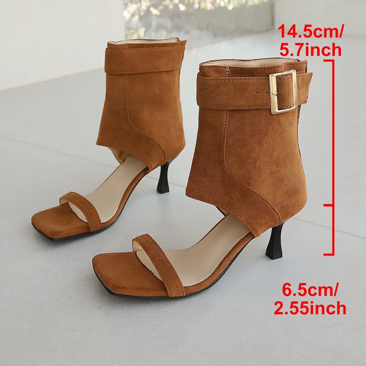 Sandały na wysokim obcasie z o – Street Fashion High End recenzja i cena