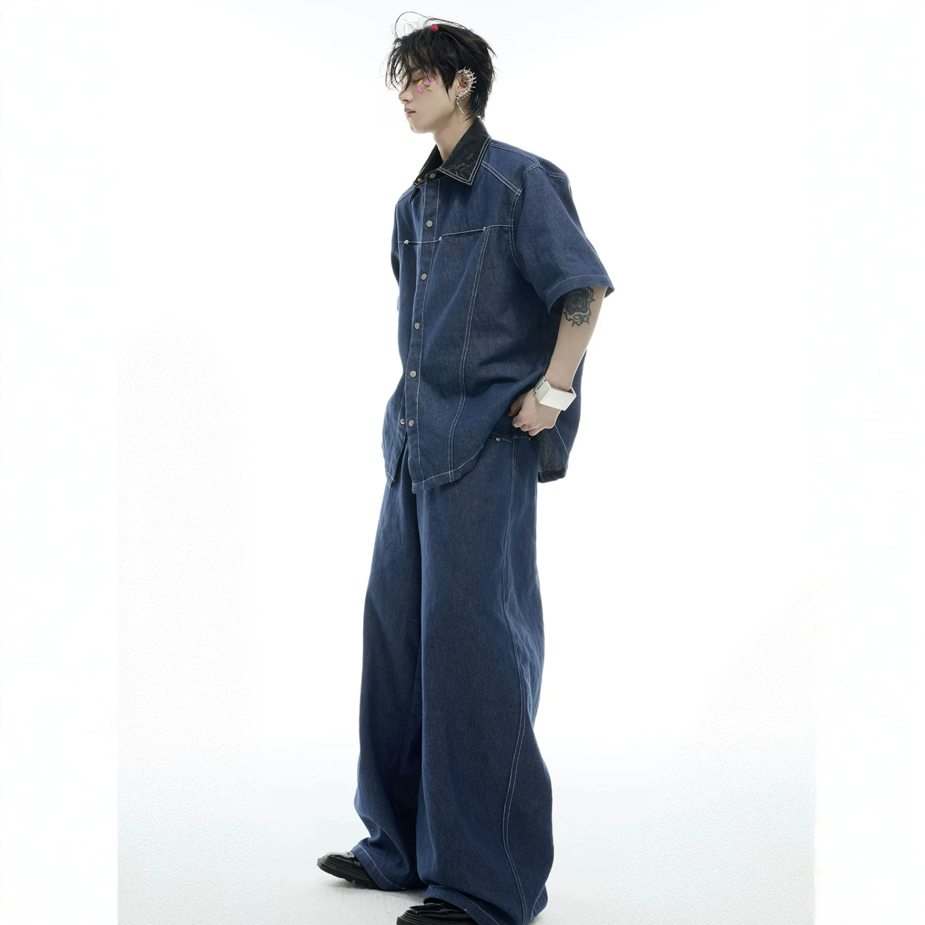 Letni męski zestaw dżinsowy w  – Street Fashion Jeans recenzja i cena
