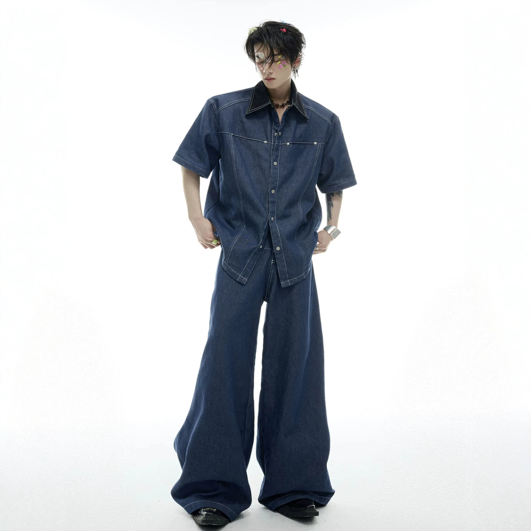 Letni męski zestaw dżinsowy w  – Street Fashion Jeans recenzja i cena