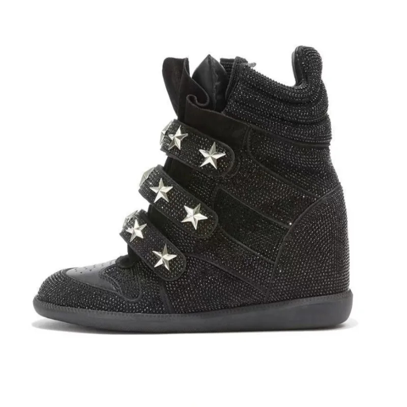 Damskie botki z dżetami, modne – Street Fashion Walking recenzja i cena