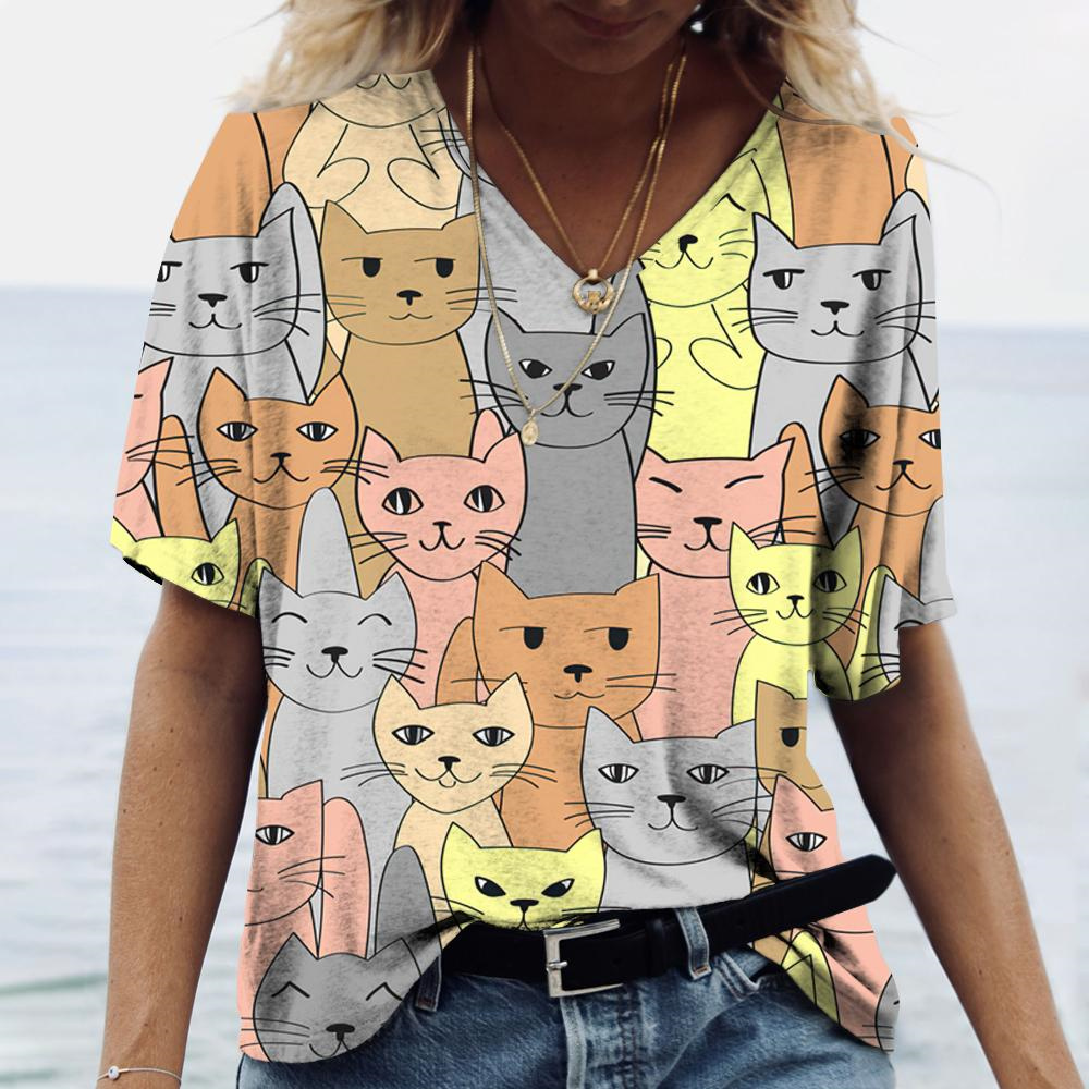 Modne damskie koszulki z dekol – Fashion Street Cat recenzja i cena
