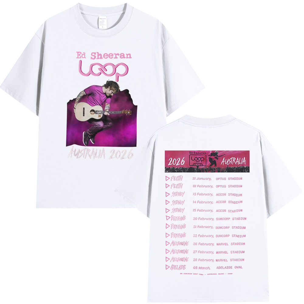 Ed Sheeran Loop Tour Australia – Street Fashion Australia recenzja i cena