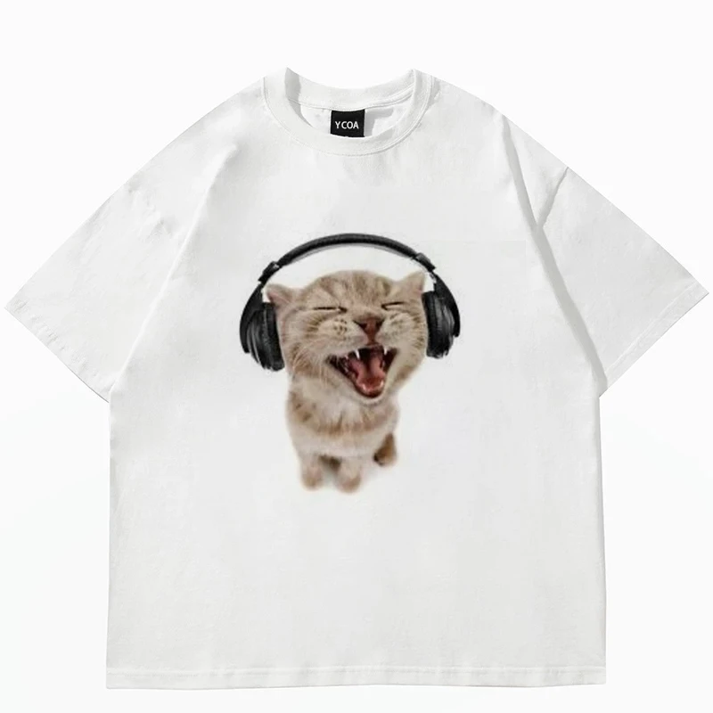 Damska koszulka z krótkim ręka – Fashion Street Cat recenzja i cena