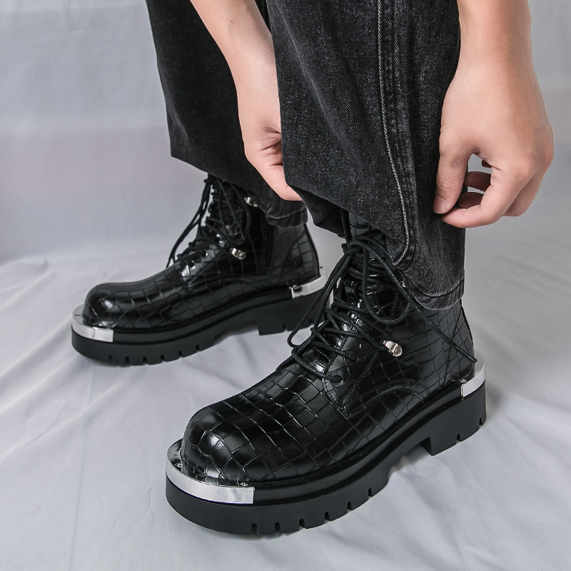 Wysokie męskie buty outdoorowe – Street Fashion Walking recenzja i cena