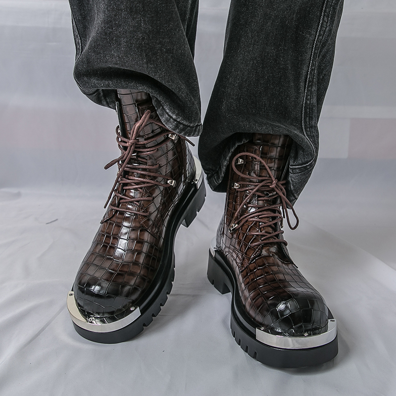 Wysokie męskie buty outdoorowe – Street Fashion Walking recenzja i cena