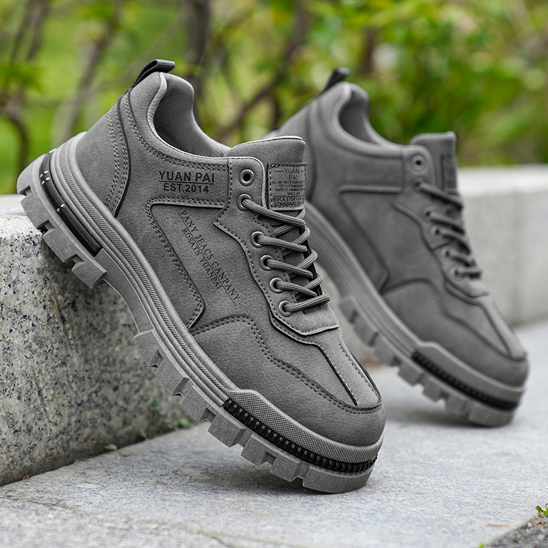 Męskie buty robocze z grubą po – Street Fashion Walking recenzja i cena