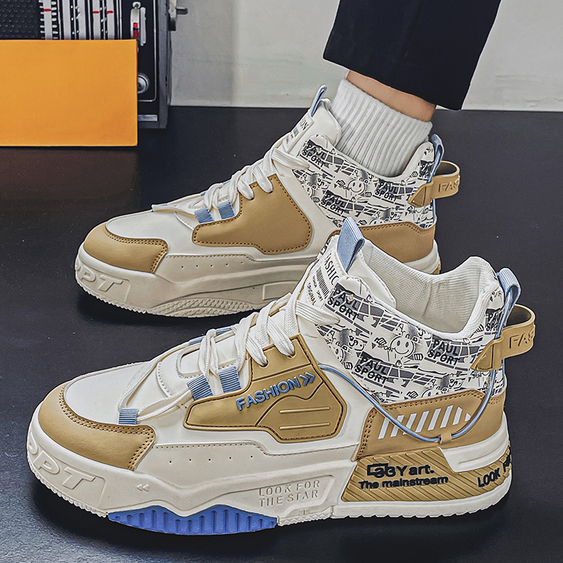 Męskie buty typu high top, mod – Street Fashion Walking recenzja i cena