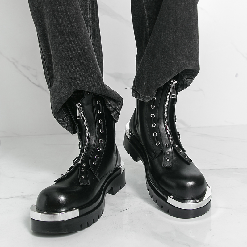 Męskie buty na grubej podeszwi – Street Fashion Walking recenzja i cena