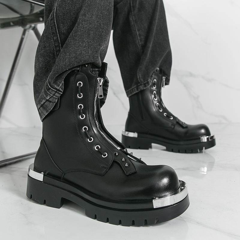 Męskie buty na grubej podeszwi – Street Fashion Walking recenzja i cena