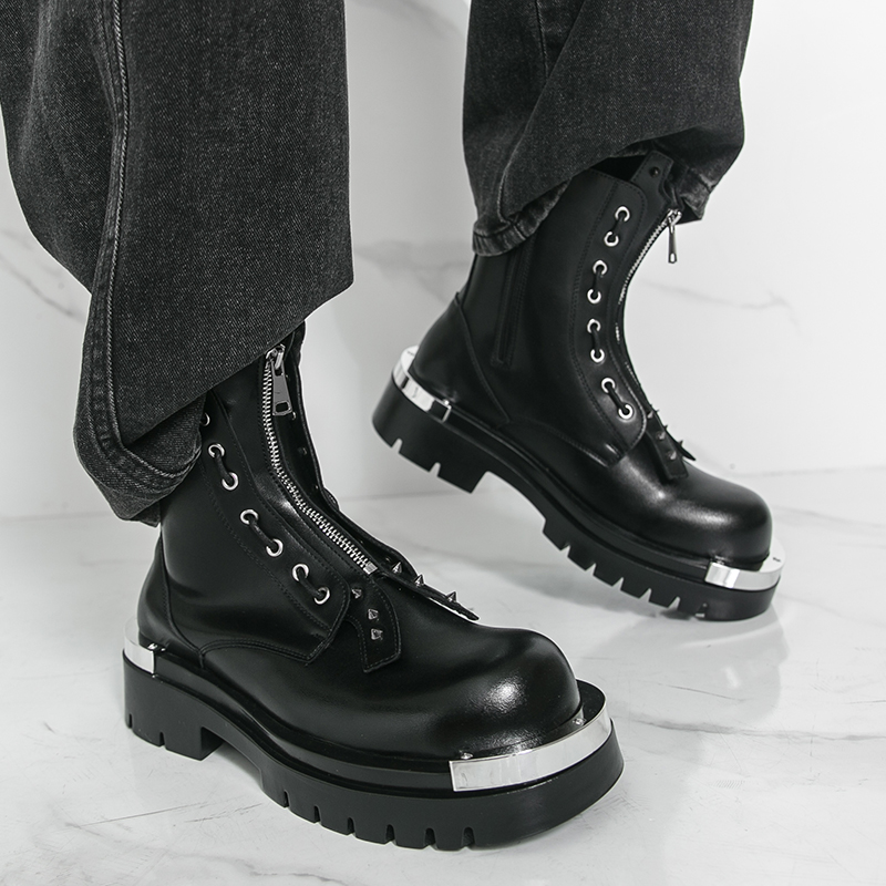 Męskie buty na grubej podeszwi – Street Fashion Walking recenzja i cena