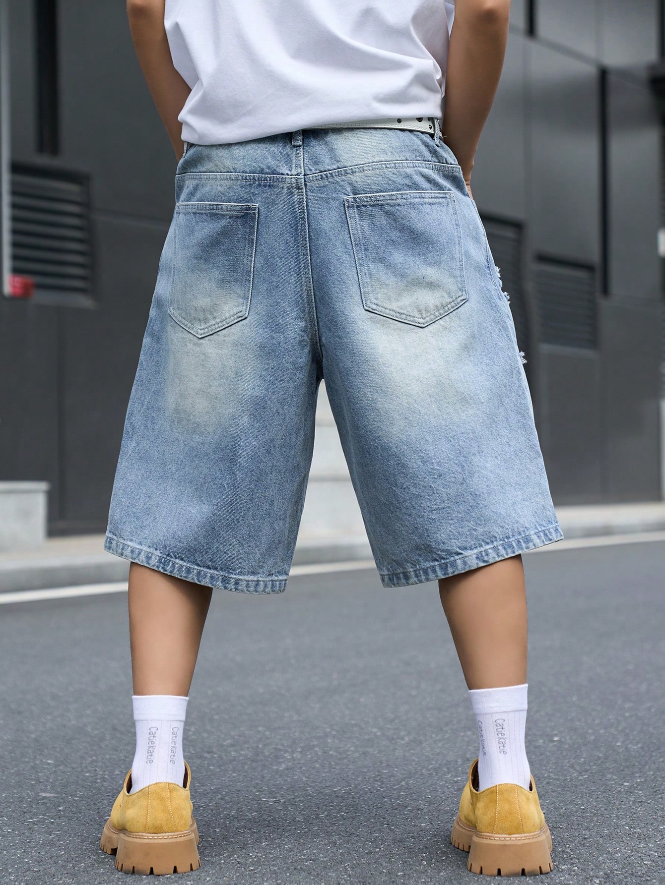 Męskie luźne dżinsowe szorty b – Street Fashion Jeans recenzja i cena